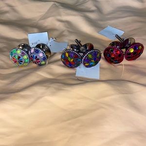 Multicolored dresser knobs! Never used like new ✨